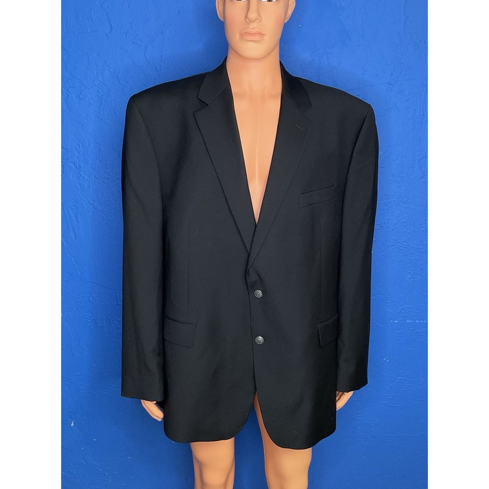 RALPH by Ralph Lauren Men's 50R Navy 100% Wool Blazer Sport Coat